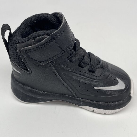 Nike Baby Team Hustle D7 Black High Top Shoes US size 2C - Picture 13 of 16
